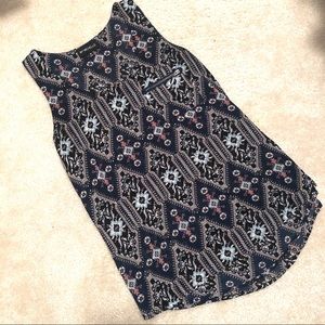 My Michelle Patterned Tank Top